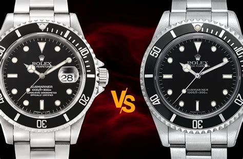 rolex submariner no data opinioni|no date vs date Rolex.